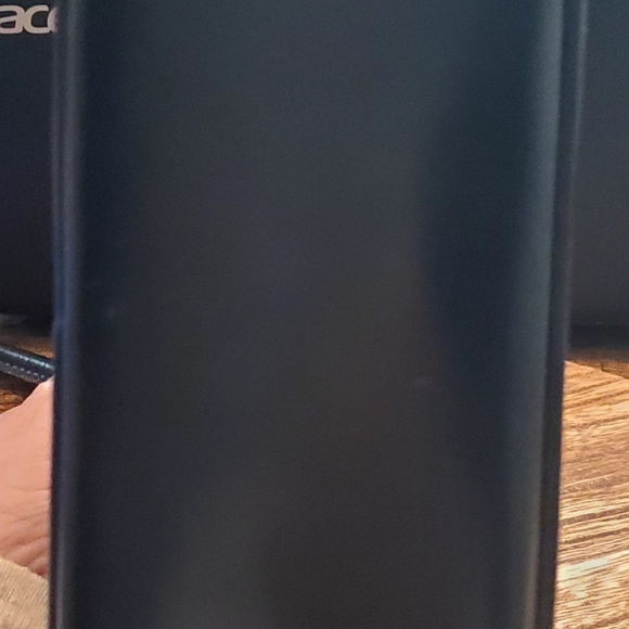 Valentino Black Crossbody Bag with Gold Logo and Textured Material - Picture 4 of 7